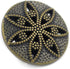 Bezelry 12 Pieces Marquise Petals Metal Shank Buttons 20mm (3/4 inch) (Antique Brass)...