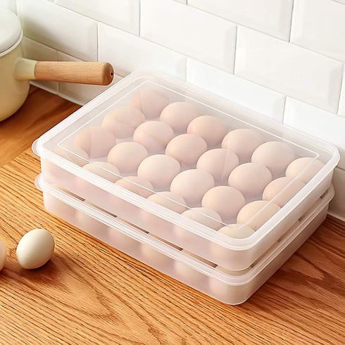 HANSGO Deviled Egg Containers with Lid, Deviled Egg Tray Holder Carrier with Lid for 24 Eggs for Home Party Kitchen Supplies Refrigerator Storage...