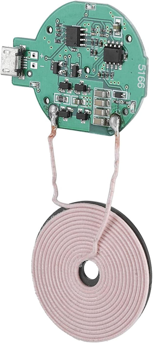 Wireless Charger Transmitter Module, Fast PCBA Circuit Board Coil Wireless Charging Micro USB Port DIY Wireless Charger Parts......