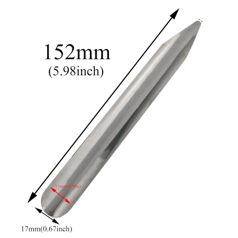 Lab Spoon Spatula Scoop Spatula Rounded and Pointed Ends Stainless Steel Spatula Spoon Laboratory Spatula 15cm/5.9 inch 4PCS...