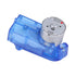 Blue Transparent Hand Crank Generator for 3-6V Small Motor, Lighting Led Lamp Beads Mini Dynamotor Fan Model Toy Accessories DIY Educational Physi...