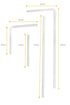 EISCO 4 Piece Glass Delivery Tube Set - Variably Shaped - Borosilicate 3.3 Glass...