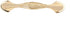 Solid Gold Cabinet Hardware Handle Pull Gold Flower Dresser Wardrobe Pull - 2.52" (64mm) Hole Centers, 5 Pack, Gold...