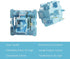Akko V3 Creamy Blue Pro Keyboard Switch with Dustproof Stem for Mechanical Gaming Keyboard, 5-Pin 45gf Tactile Key Switches (45pcs)...