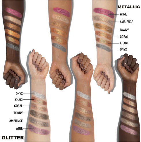 Cosmeticss - Neutrals, 24-Color eyeshadow Palette Matte/Shimmer/Metallic.Glitter Finish, Highly Pigmented Eye shadow Makeup, Long- Wearing Eye Pal...