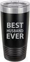 Best Husband Ever Stainless Steel Engraved Insulated Tumbler 20 Oz Travel Coffee Mug, Black...