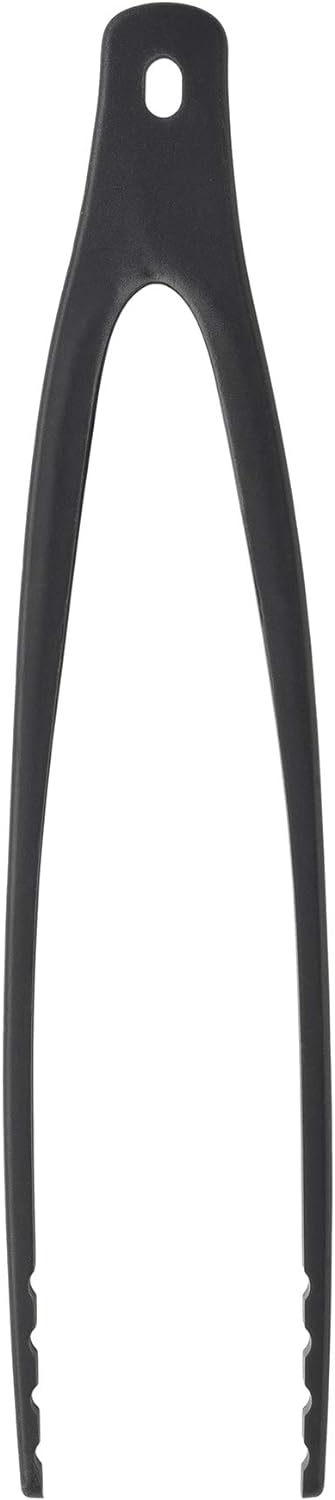 STAUB Tongs, 12.25-inch, Great for Flipping or Turning Foods, Durable BPA-Free Matte Black Silicone, Safe for Nonstick Cooking Surfaces...