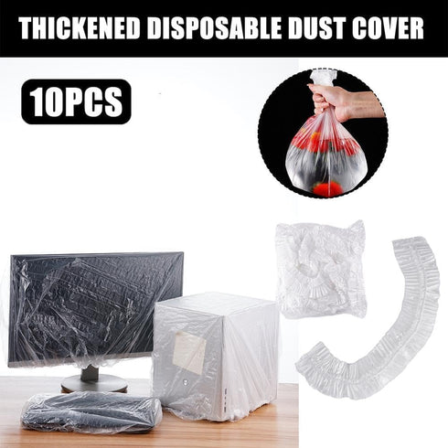 10Pcs Thickened Disposable Dust Cover,Clear Kitchen Appliance Covers,Elastic Household Kitchen Appliance Universal Dustproof Protective Cover,for ...