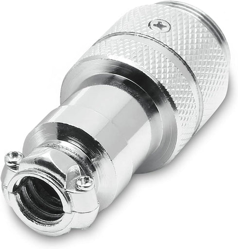 2 Sets Aviation Connector 4P 10A GX20-4 Waterproof Metal Male Female Wire Panel Power Chassis Fittings Connector Aviation Plug Silve...
