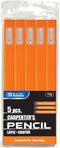 BAZIC Carpenter's Pencil, 5-Count...