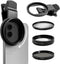 52mm Clip-on Phone Camera Lens Filter, 3 in 1 Phone Lens Filter Kit, CPL Lens + Macro Lens + Star Lens Universal Cellphone Lens Filter Compatible ...