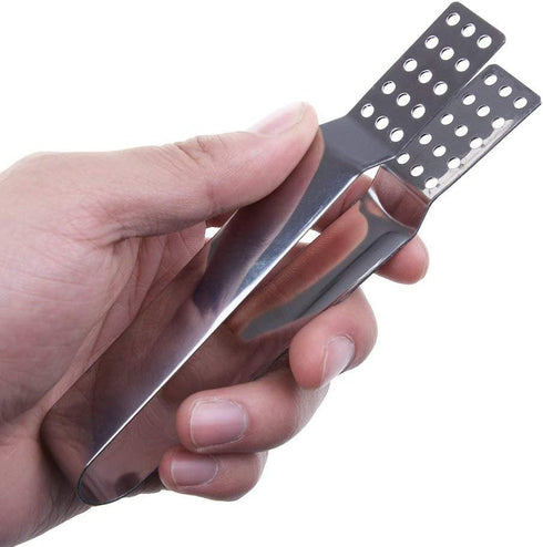 4 Pcs Stainless Steel Tea Bag Tongs Teabag Squeezer Strainer Holder Grip Metal Spoon Mini Sugar Clip Kitchen Bar Tools...