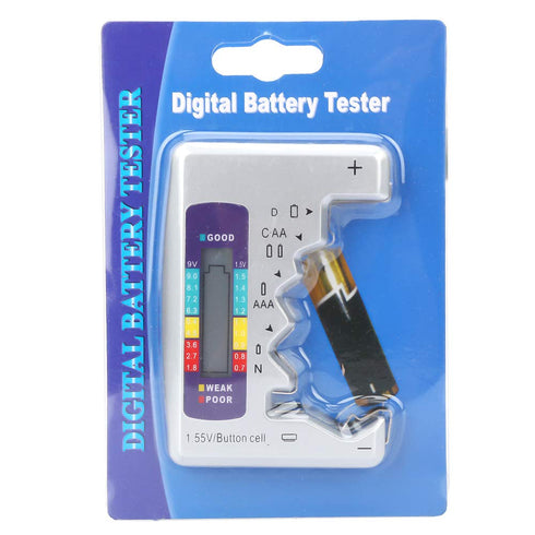 AUNMAS Digital Battery Tester, Universal Battery Checker Small Battery Testers Checker Battery Capacity Testing Tool Battery Analyzer Cranking Sys...