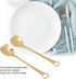 2Pcs Coffee Dessert Spoon, Heart Shaped Design Metal Stirring Spoon for Tea Dessert Drinks Ice Cream (Gold)...