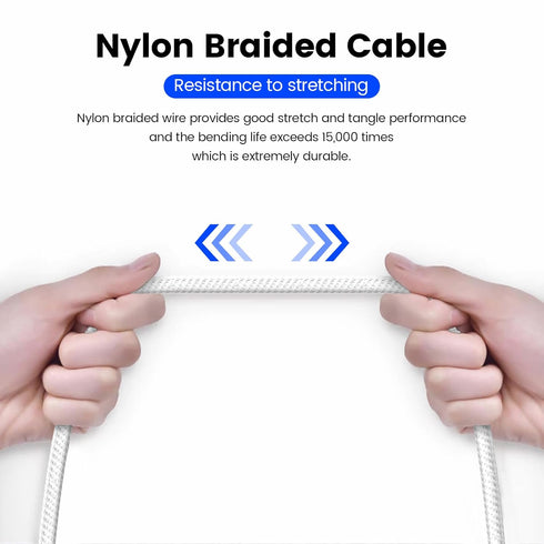 MOSWAG 3.5mm Male to Female Extension Cable with Microphone Stereo Audio Adapter Nylon Braided Compatible for Home/Car Stereos Smartphones Headpho...