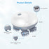 Newest Handheld Cat Massager Dog Massager, Electric Pet Massager for Dogs and Cats, with 4 Massage Heads, Cat Head and Back Scratcher for Relievin...