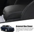 sportuli Center Console Cover Anti-Scratch Leather Armrest Cover Replace for 2011-2023 2024 Dodge Charger Chrysler 300 300C (Black Stitches)...