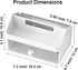 SAYEEC Desk Organizer with Drawer, Cute Pencil Pen Holder with Handle and 6 Compartments, Multi-Functional Makeup Organizer Storage Box, Desktop A...