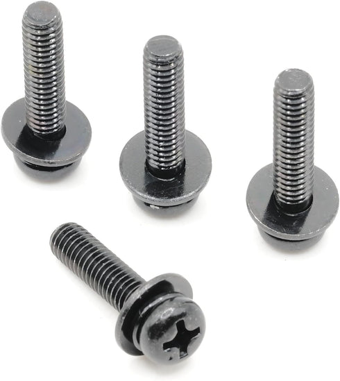 ReplacementScrews 1 Set of Metric Screws (Model RS-198126) Pan Head - Philips Drive - Black Plated (Pack of 4)...