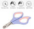 Pet Nail Clippers, Circular Cut Hole Cat Nail Clippers and Trimmers Save Effort Stainless Steel 2mm Conical Hole Claw Trimmer for Tiny Dog Cat Bun...