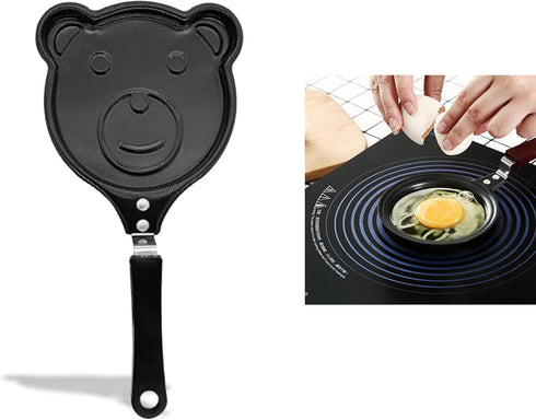 Mini Pancakes Maker Egg Frying Pan Pancake Pan Maker Cute Nonstick Cooking Cookware Mini Cartoon Saucepan Egg Frying Pan Breakfast Maker Omelette ...