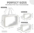 Toiletry Bag for Women and Men (3PC- Travel Size ToiIetries)– Waterproof Toiletry Bag, Travel Toiletry Bag, Clear Toiletry Bag, Clear Makeup Bag, ...