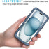 Lanhiem for iPhone 15 Case, IP68 Waterproof Dustproof Shockproof Cases with Built-in Screen Protector, 360 Full Body Protective Heavy Duty Rugged ...