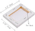Mini Stretched Canvas 3.5x2.75 Inch Small Blank Canvas Pack of 12...