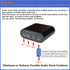 New D3 3(1)-in-1(3)-Out 3.5mm Stereo Audio Switch Source Input Signal switcher selector Splitter Box Mini...