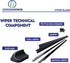 2 Wiper Blades OEM Quality Replacement For BMW 5-Series & 7-Series F02 F05 F06 F07 M5 M6 M7 2017-2023 Original Equipment wipers (Set of 2)26"/19" ...