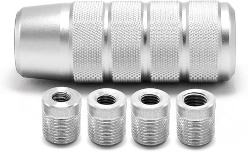 (Sliver) Stick Racing JDM Manual Gear Shift Knobs for Fit Compatible with Mazda Tacoma STi Nismo 2004 Honda Accord Subaru Focus ST Miata Toyota Ad...