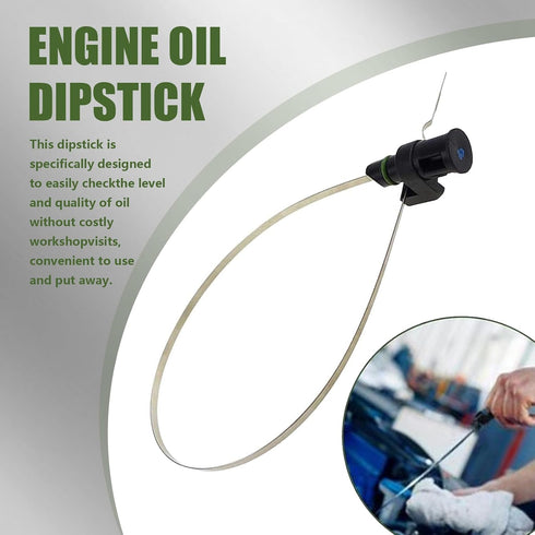 1 Pack Car Engine Oil Level Dipstick, Automotive Transmission Oil Dipstick Accessory, Universal Immersion Measuring Maintenance Tool, Replacement ...