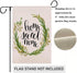 Home Sweet Home House Flag 28 x 40 Inch Vertical Double Sided Burlap Flag for Spring Summer Seasonal House Yard Decor...