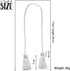 BEL AVENIR 4 Pack Curtain Handmade Tiebacks Decorative Curtain Holdbacks with Tassel (Silver, 4 Pack)...