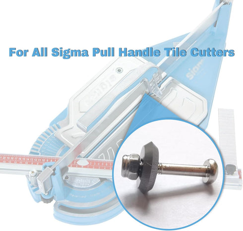 Tile Cutters 12mm Scoring Wheel 14A For All Sigma Pull Handle, 2pcs Alloy Manual Tile Cutter Wheels Replacement for Ceramics, Porcelain, Glass, Ce...