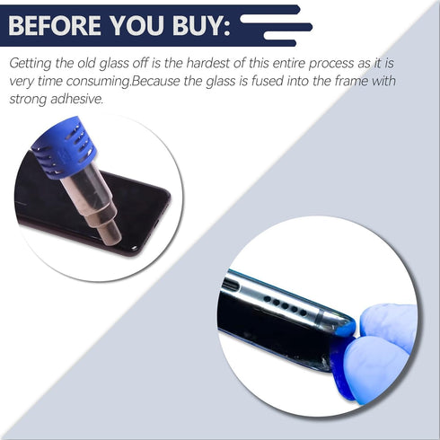 Samsung Galaxy Note 10+ Plus Replacement Back Glass Cover Back Battery Door w/Pre-Installed Adhesive Lens, Removal Tool - Note 10+ Plus (Aura Glow...