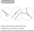 PH PandaHall 60pcs 304 Stainless Steel Lobster Clasps with 120pcs 4mm Open Jump Rings Jewelry Clasp Connector Bracelet Clips Closures for Earring ...