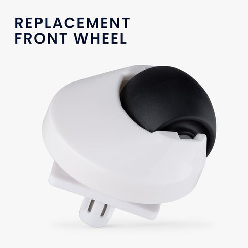 kwmobile Replacement Front Wheel Compatible with Roborock S6 and S7 Series S65 / S55 Max / S65 Pure / S45 Max / S7 / S75 / S7 Max / T7S Plus / G10...