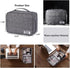 Cable Organizer, Water-repellent Charger Organizer Travel Case, Electronic Accessory Bag with Removable Dividers (Grey)...
