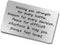 Christian Engraved Wallet Insert Card Blessing Inspirational Gifts for Men Women Wishing You Strength for Every Battle Gift Religious Card Christm...
