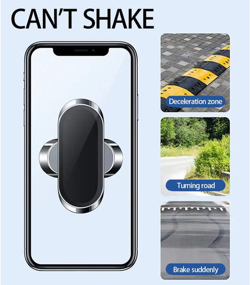 Car Magnetic Mobile Phone Holder,360° Rotation of Eight Magnetic Aluminum Alloy Dashboard Car Phone Holder,Compatible iPhone 13 Pro Max / 13 Pro a...