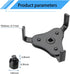 1 PC 1/2 Car Oil Filter Wrench, Z Flat Three-claw Metal Heavy Duty Vehicle Oil Filter Wrench Maintenance Tool, Universal Adjustable Automotive Wre...