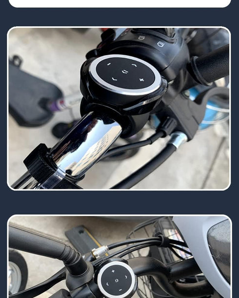 Wireless Bluetooth Media Button Remote Selfie Control Start Car Motorcycle Steering Wheel Music for iPhone Android iOS...
