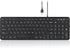 Perixx PERIBOARD-213U Wired Silent USB Scissor Keyboard - 14.45x4.76x0.70 Inches Compact Design with Number Pad - Black - US English (PB-213BUS-11...