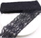 VGOODALL 3 Inch Black Lace Ribbon, 10 Yards Wide Lace Trim for Sewing Elastic Floral by Roll for Bridal Wedding Decoration DIY Sewing Craft Gift W...