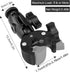 Super Camera Clamp Mount Double Socket Arm 1/4"-20 Ball Head Adapter Gopro Accessories Suitable for GoPro AKASO DJI Action Insta360 or DSLR Digita...