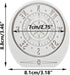 Steampunk Compass Fondant Silicone Mold For Cake Decorating Cupcake Topper Candy Chocolate Gum Paste Polymer Clay...