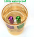 Small Portable Pill Case with Keychain(10 Pack), Urekt Waterproof Aluminum Pill Organizer Metal Mini Box Pocket Drug Storage Container for Outdoor...