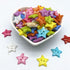 50 Pcs 12mm Five-Pointed Star Buttons with 2 Holes, Resin Sewing Buttons for Knitting Crafting Sewing Clothes, Gold...