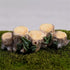 Burlywood Miniature Resin Stump Micro Landscape Fairy Garden Ornament Mini Doll House Outdoor Landscape Decor,Garden Sculptures and Statues...